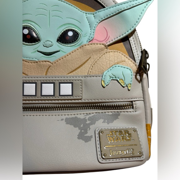 Loungefly Star Wars Grogu (Baby Yoda) Mini Backpack – NWOT - Picture 2 of 11